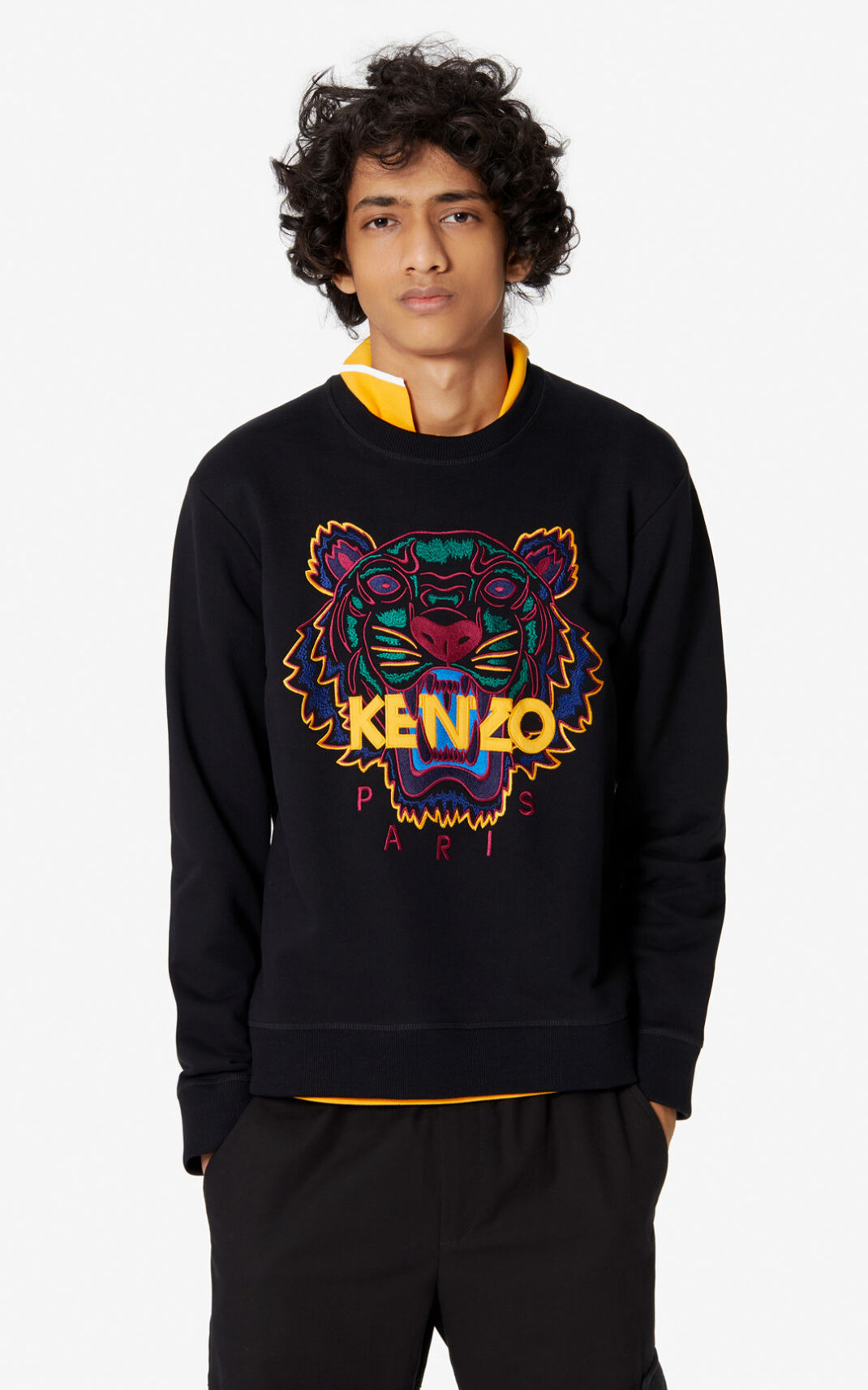 Kenzo Tiger Moška Puloverji Črna SI-4455020